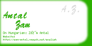 antal zam business card